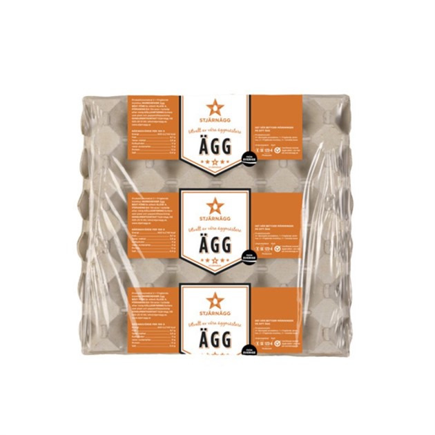 Ägg M/L Stjärnägg 30-pack