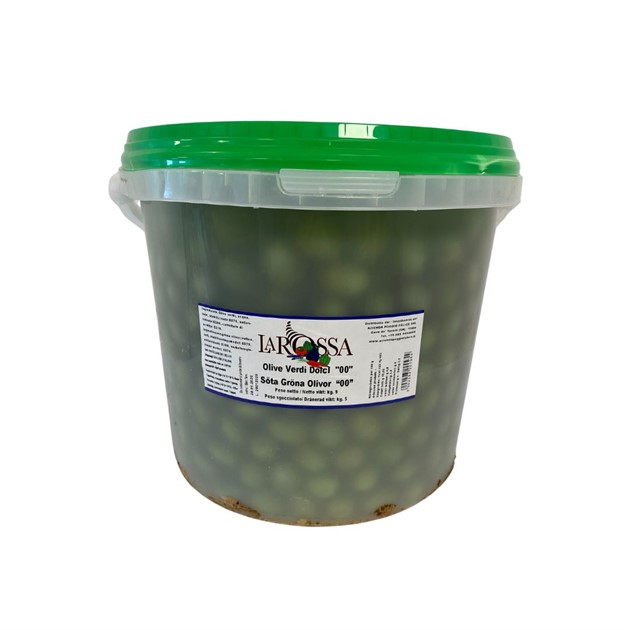 Oliver gröna Sicilia med kärna 5 kg Dolce di Sicilia