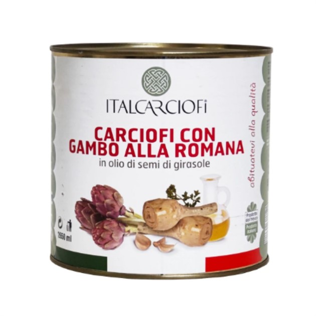 Kronärtskocka med stjälk 2,65 kg