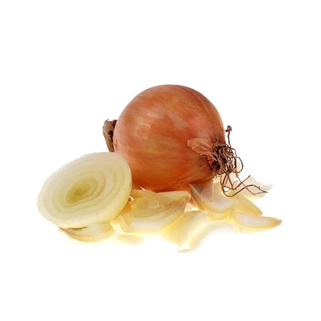 Gul lök skivad kg