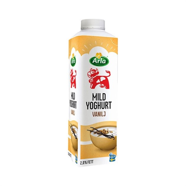 Yoghurt mild vanilj Arla 1 liter