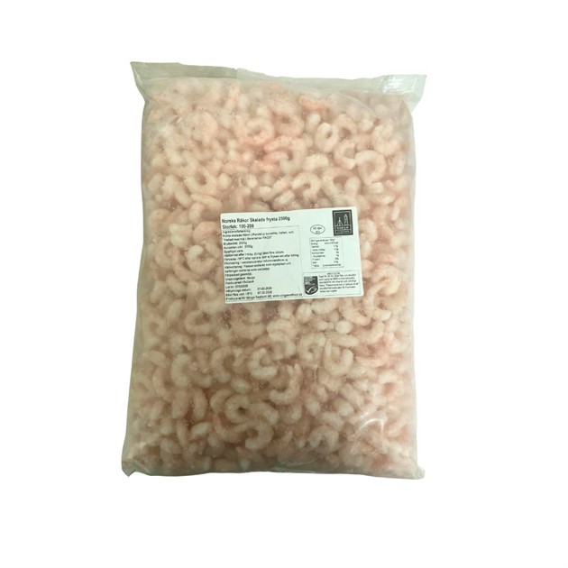 Räkor skalade 100-200 fryst 2.5 kg MSC