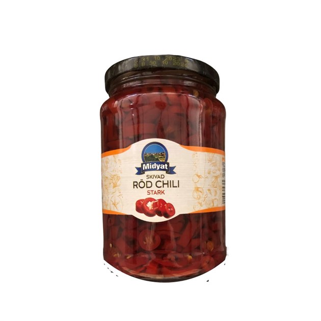 Chili skivad röd 710g