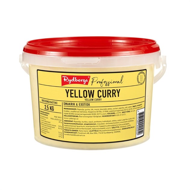 Dressing Yellow curry 2,5kg Rydbergs