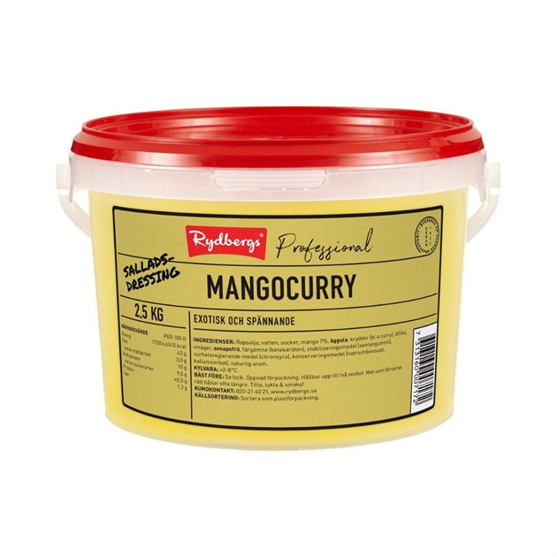 Dressing Mango curry 2,5kg Rydbergs